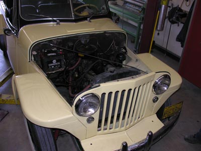 Jeepster Engine Bay