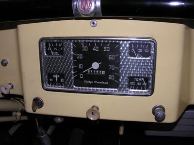 Jeepster Dash Cluster